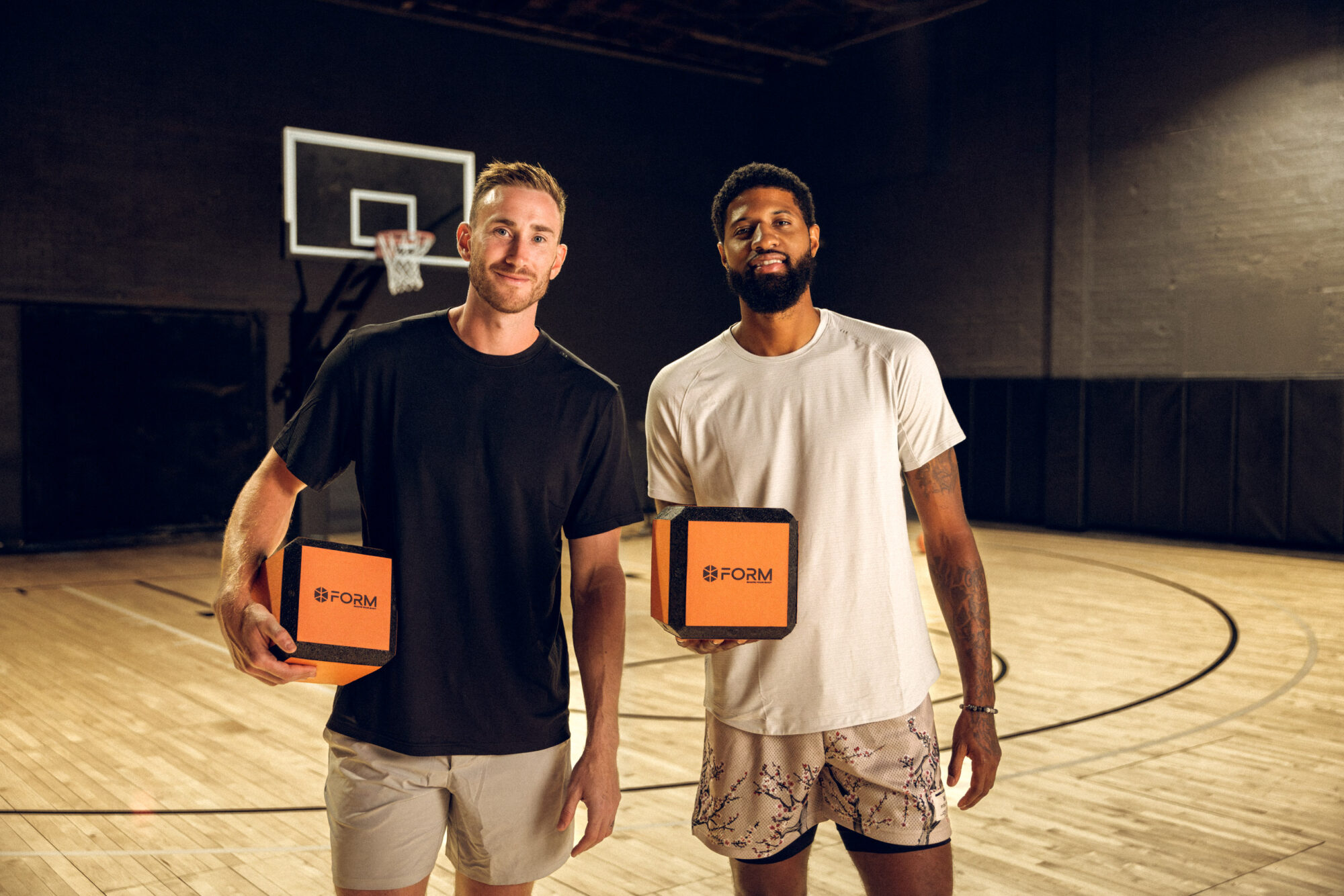 men on basketball court